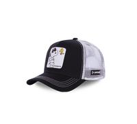 Casquette trucker ajustable par snapback CAPSLAB Snoopy noir