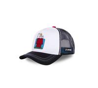Capslab Casquette Peanuts House Homme - Trucker - Filet Rigide - Blanc | Noir | Rouge | Bleu - Visière Arrondie