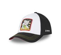 Capslab Casquette Tom and Jerry Homme - Baseball - Noir | Blanc | Rouge - Visière Arrondie Taille unique