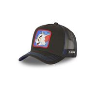 Capslab Casquette Tom and Jerry Homme - Trucker - Filet Rigide - Noir | Bleu | Rouge | Gris - Visière Arrondie Taille unique