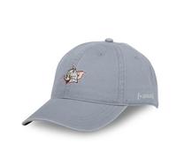 Capslab Casquette Tom et Jerry Homme - Dad cap - Gris - Visière Arrondie Taille unique