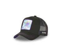 Capslab Casquette trucker DC Comics Batman Homme - Trucker - Filet Rigide - Noir | Bleu | Violet - Visière Arrondie