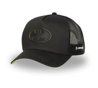 Capslab Casquette trucker DC Comics Homme - Trucker - Filet Rigide - Noir | Jaune - Visière Arrondie 1