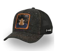 CAPSLAB Casquette Trucker Dragon Ball GOKU SIGN DBS Flanel Noir Mesh