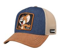 Capslab Tom & Jerry - Casquette de baseball de qualité supérieure - Casquette de camionneur - En maille - Pour homme et femme - Avec visière - Printemps-été, automne, hiver, printemps, été, Marron