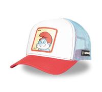 Capslab Casquette trucker Les Schtroumpfs Homme - Trucker - Filet Rigide - Rouge | Blanc | Bleu - Visière Arrondie Taille unique