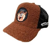 CAPSLAB Casquette Trucker Marron Diablo de Tasmanie, Marron, taille unique
