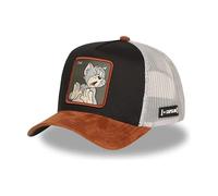 Capslab | Casquette Trucker Multicolore Jerry TAJ7 JER Looney Tunes | Style Rétro avec Fermeture Snapback Réglable | Unisexe | Structure Classique avec Maille Respirante