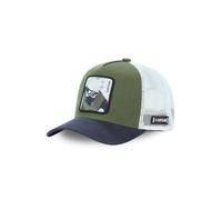 Capslab Casquette trucker Naruto Kakashi Homme - Trucker - Filet Rigide - Vert | Blanc | Bleu - Visière Arrondie