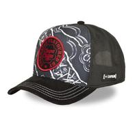 Capslab | Casquette Trucker Noire | Modèle CC3 NIG Chupa Chups | pour Adulte | Design Original, rétro et Urbain | Fermeture Ajustable et Panneau en Maille Respirante | Idéale pour Les Activités