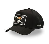 Capslab Casquette trucker One Piece Homme - Trucker - Filet Souple - Noir | Blanc | Jaune - Visière Arrondie 1