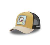 Capslab Casquette trucker Rick & Morty Homme - Trucker - Filet Rigide - Beige | Jaune | Noir - Visière Arrondie 1