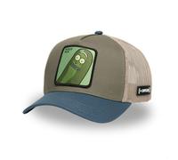 Capslab Casquette trucker Rick & Morty Homme - Trucker - Filet Rigide - Bleu | Vert | Beige - Visière Arrondie 1