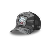 Capslab Casquette trucker Rick & Morty Homme - Trucker - Filet Souple - Gris | Noir - Visière Arrondie 1