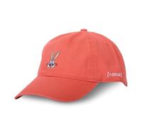 Casquette Homme & Femme Looney Tunes, Casquette Dad Cap Bugs Bunny, Ajustable et Authentique, Orange, Taille TU
