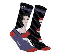 Capslab Chaussette Homme Naruto Shippuden, 1 Paire de Chaussettes Fantaisie Homme, Noir Taille 39/42