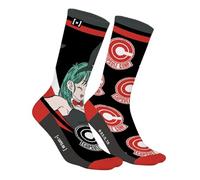 Capslab Chaussettes couple de tennis inégalées Dragon Ball Bulma | Design inspiré par Bulma | Confort et style | Urbain audacieux, multicolore, 39-42