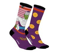 Capslab Chaussettes Dragon Ball Piccolo - Licence officielle pour les chaussettes de l'anime - Confortables chaussettes en coton au design iconique - - 39-42