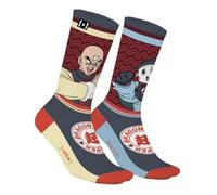 Capslab Chaussettes Dragon Ball Tenshinhan & Chao-Zu - Licence officielle pour les chaussettes de l'anime - Confortables chaussettes en coton au design iconique - - 39-42