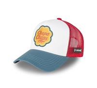 Capslab Chupa Chups Trucker Casquette de Baseball, Casquette de Camionneur en Maille, Blanc., 55
