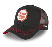 Capslab CHUPASCHUPS Casquette Homme, Femme et Adolescent - Casquette Baseball Homme avec Filet Taille Unique - Super idée Cadeau (Noir)