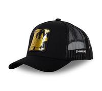 Capslab Daffy Duck Looney Tunes Metal Plate Black Trucker Cap
