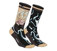 Capslab Dragon Ball Chaussettes Vegeta - Licence officielle de chaussettes d'anime - Confortables chaussettes en coton au design emblématique - - 39-42