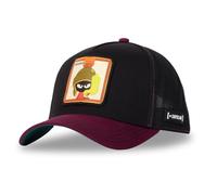 Capslab Marvin Le Martien Looney Tunes Ripstop Noir Violet Casquette de Camionneur Réglable