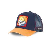 Casquette Homme & Femme Naruto, Casquette Trucker Manga, Authentique Anime, Bleu, Orange, Rouge, Taille TU