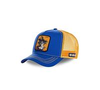 Casquette Homme & Femme Dragon Ball Z, Casquette Trucker, Sangoku, Original et Multi-Sport, Bleu, Orange, Noir, Taille TU