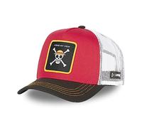 Casquette Homme & Femme One Piece, Casquette Trucker, Originale et Authentique, Noir, Rouge, Jaune, Taille TU