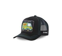 Casquette Homme & Femme Scooby-Doo, Casquette Trucker, Originale et Ajustable, Noir, Taille TU