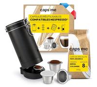 CAPSME Coffret Premium Capsules Réutilisables Compatibles Nespresso Original