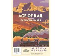 Capstone Games | Age of Rail: Allegheny & La Pampa | Double-Sided Expansion Map for Age of Rail: South Africa | 3 to 5 Players Ages 12+ | English