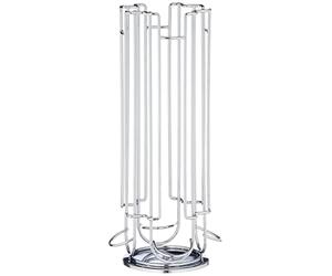 Capstores 50.48574 Tavolaswiss Porte capsules rotatif pouvant contenir 24 capsules Dolce Gusto Acier chromé