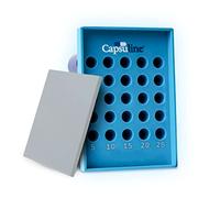 Capsu-TRAY manual capsule holding tray by Capsuline - Suitable for Size 000 empty capsules - 25 Count by Capsuline - Size 000-000