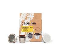 Caps me Capsules de café réutilisables compatibles Nespresso – Lot de 3