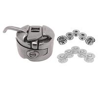Capsule CB + 5 bobines métalliques + 5 bobines en plastique pour Singer, Pfaff, Carina, Lidl, Aldi, FIF, TCM, AEG, Privileg, Janome, Veritas, Toyota, Quasatron, Amysa, W 6, etc.