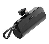 Capsule de batterie externe, mini chargeur portable, charge rapide 20 W, 5000 mAh, design léger, port de type C et ports, certifié CE FCC
