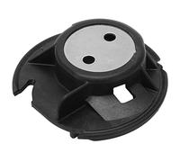 Capsule de bobine, capsule de bobine à broder noire en acier inoxydable pour 7363, 8768 avec aspect brillant,