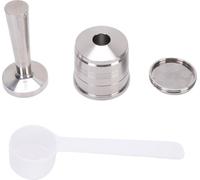 Capsule de caf ? r?utilisable pour la machine illy x7 y3 y5 Capsule en acier inoxydable Pinceau de manipulation