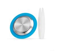 Capsule de café rechargeable compatible avec Tassimo pour t20 Vivy2 T55 en acier inoxydable avec couvercles en aluminium et outil de tamper