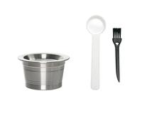 Capsule De Café Rechargeable Dans Des Dosettes Réutilisables En Acier Inoxydable, Compatible Avec K-fee Verismo, Compatible Avec Starbucks Verismo, Capsule De Café ALDI Expresso(1PCS Pod)