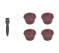 Capsule de café rechargeable, filtre à café réutilisable compatible avec les machines, maille en acier inoxydable écologique sans BPA, comprend une brosse à cuillère pour Mini Me