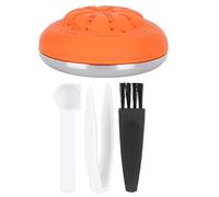 Capsule de café rechargeable, tasse de filtre à café réutilisable avec pince à brosse et cuillère adaptée au Silicone en acier inoxydable 42x18mm 4 grammes