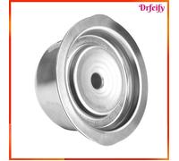 Capsule de café remplissable - AKOZON - 12g inox - Compatible Vertuo - Acier inoxydable - Argent