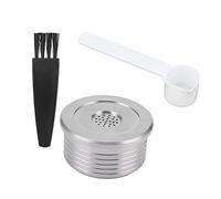 Capsule de café Réutilisable avec Brosse à Cuillère, Adaptée à la Machine à café DELTA Q NDIQ7323