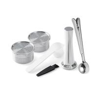 Capsule De Café Réutilisable, Compatible Avec Les Filtres Rechargeables Essse Caffe S12 Macchina Per Caffè Espresso Sistema(2 pods Ts)