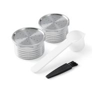 Capsule De Café Réutilisable, Compatible Avec Les Filtres Rechargeables Essse Caffe S12 Macchina Per Caffè Espresso Sistema(2 pods)