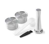 Capsule De Café Réutilisable, Compatible Avec Les Filtres Rechargeables Essse Caffe S12 Macchina Per Caffè Espresso Sistema(2 pods T)